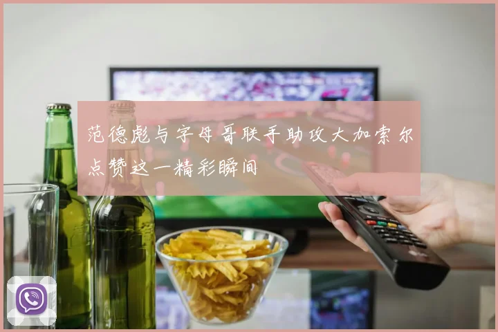 范德彪与字母哥联手助攻大加索尔点赞这一精彩瞬间